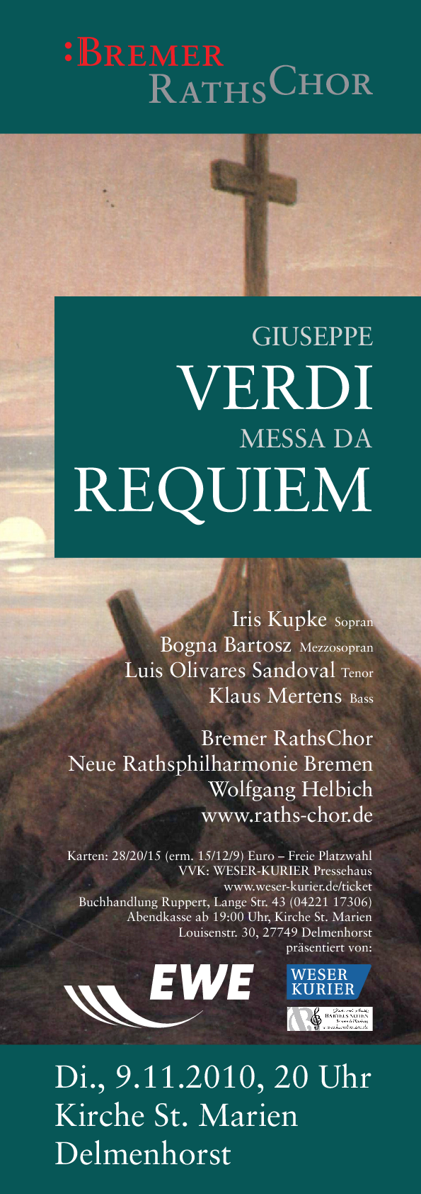 Plakat Verdi-Requiem 2010