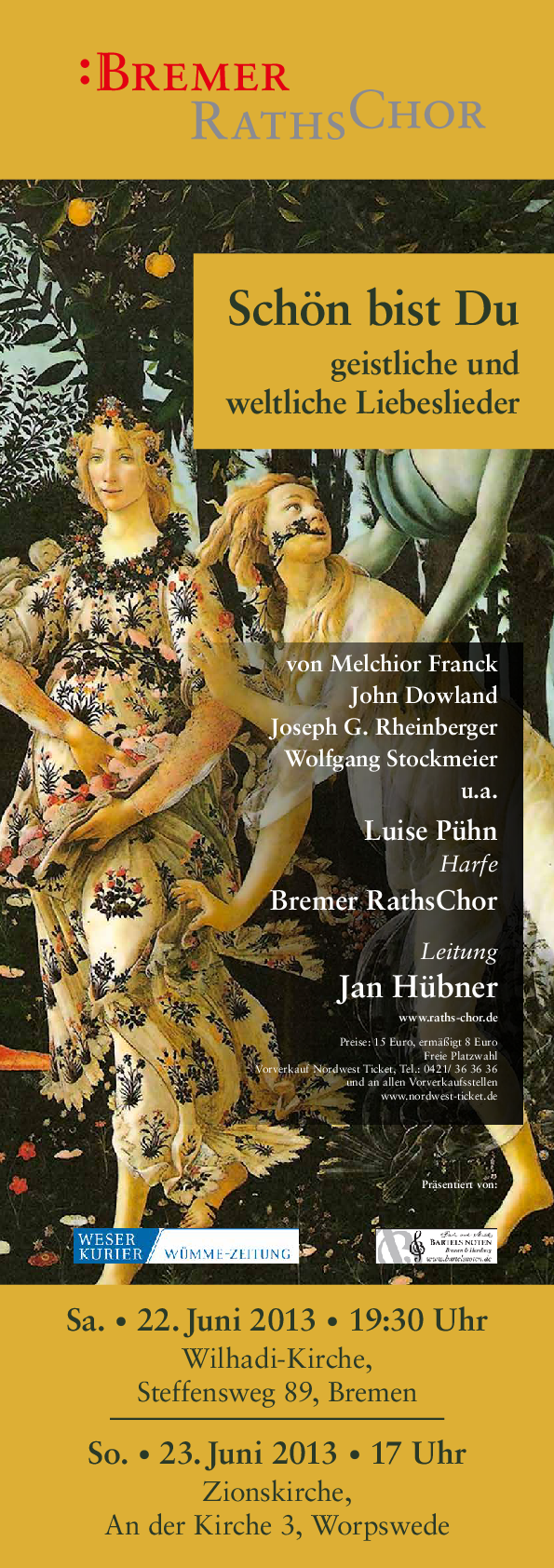 Plakat Sommerkonzert 2013