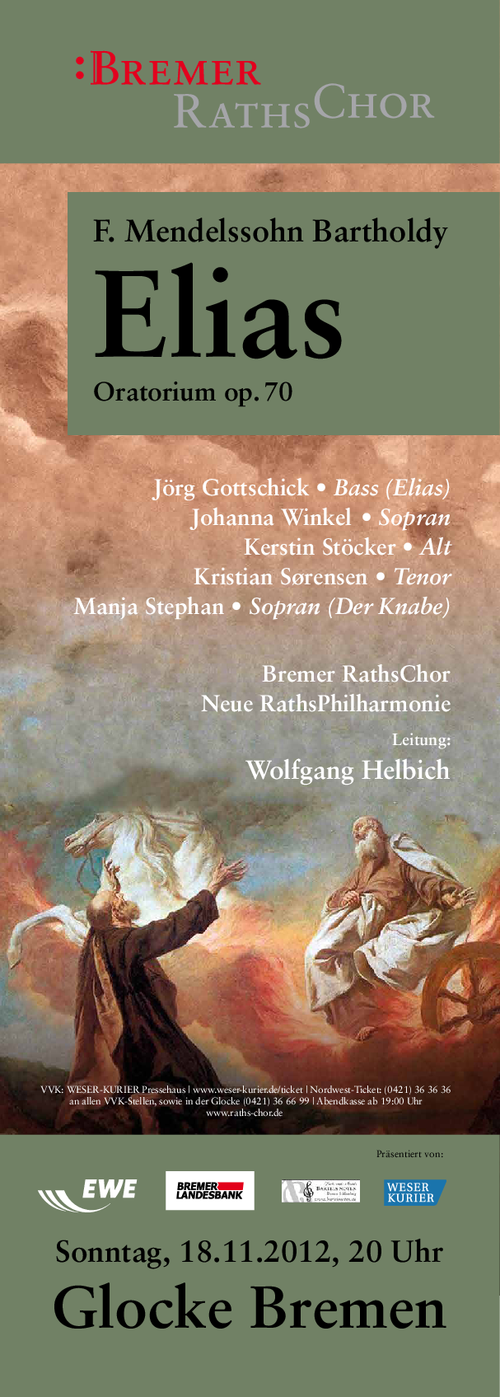 Plakat Elias-Konzert 2012