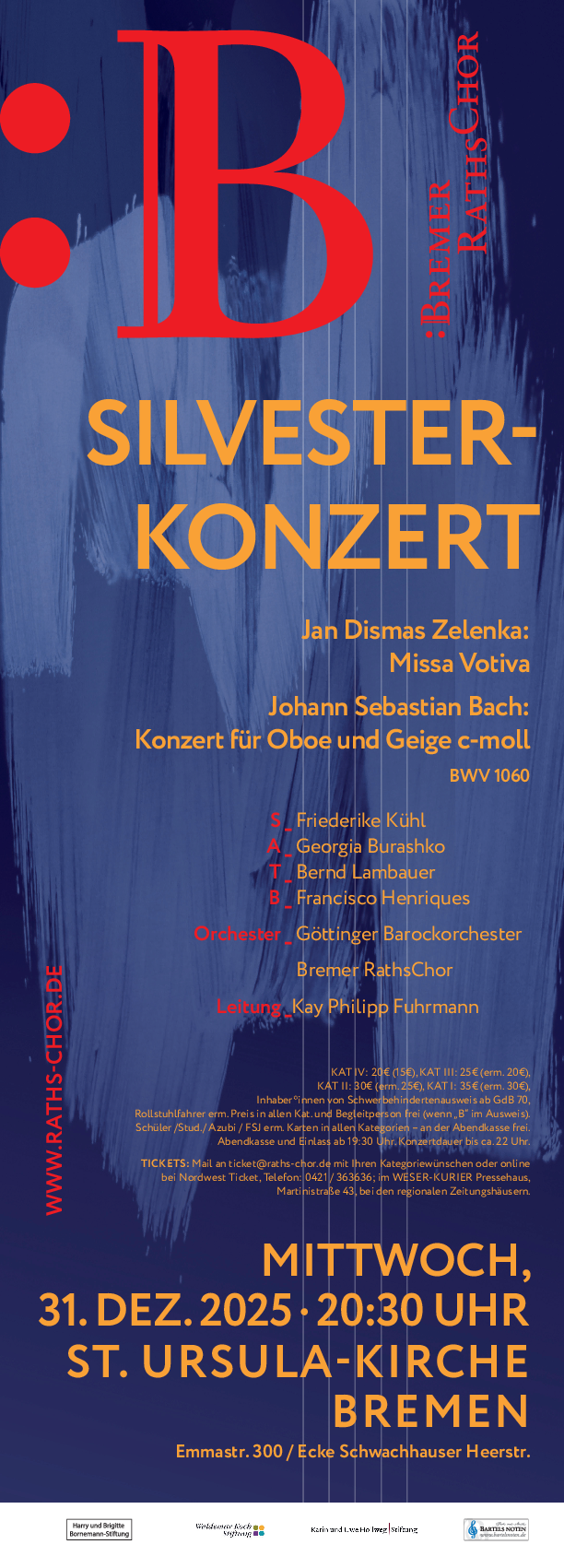 Plakat Silvesterkonzert 2025