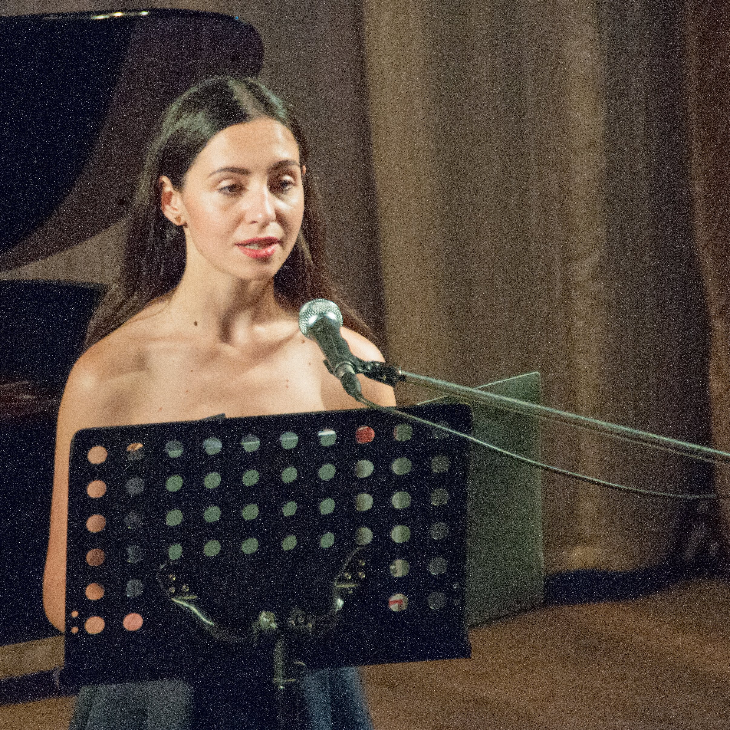 Thema der Veranstaltung waren Gedichte der 18jährigen Selma Meerbaum-Eisinger, gelesen von Maryna Lytvyniuk